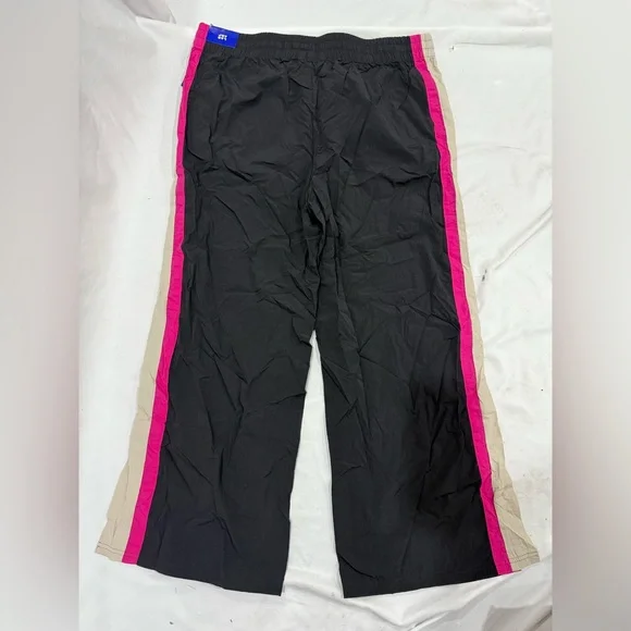JoyLab Black Jogger Set with Pink and Cream Accents - Picture 4 of 10